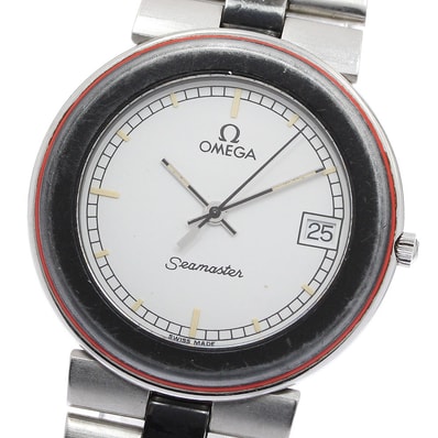 オメガ シーマスター デイト 396.1003 クォーツ ボーイズ 【中古】