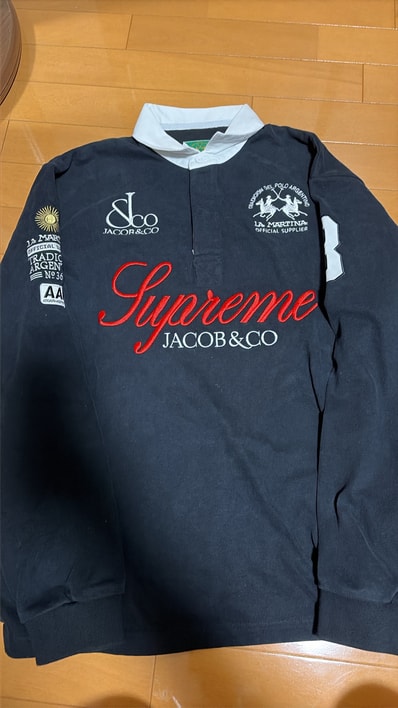 Supreme x La Martina Rugby "Black"