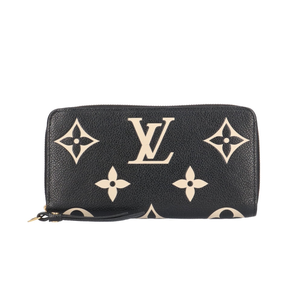 ルイヴィトン ジッピーウォレット バイカラーモノグラムアンプラント 長財布 M80481 レディース LOUIS VUITTON  中古
