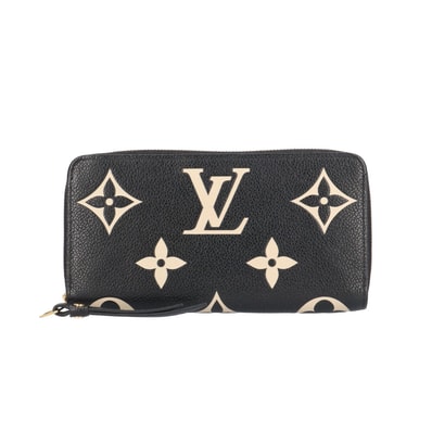 ルイヴィトン ジッピーウォレット バイカラーモノグラムアンプラント 長財布 M80481 レディース LOUIS VUITTON 中古