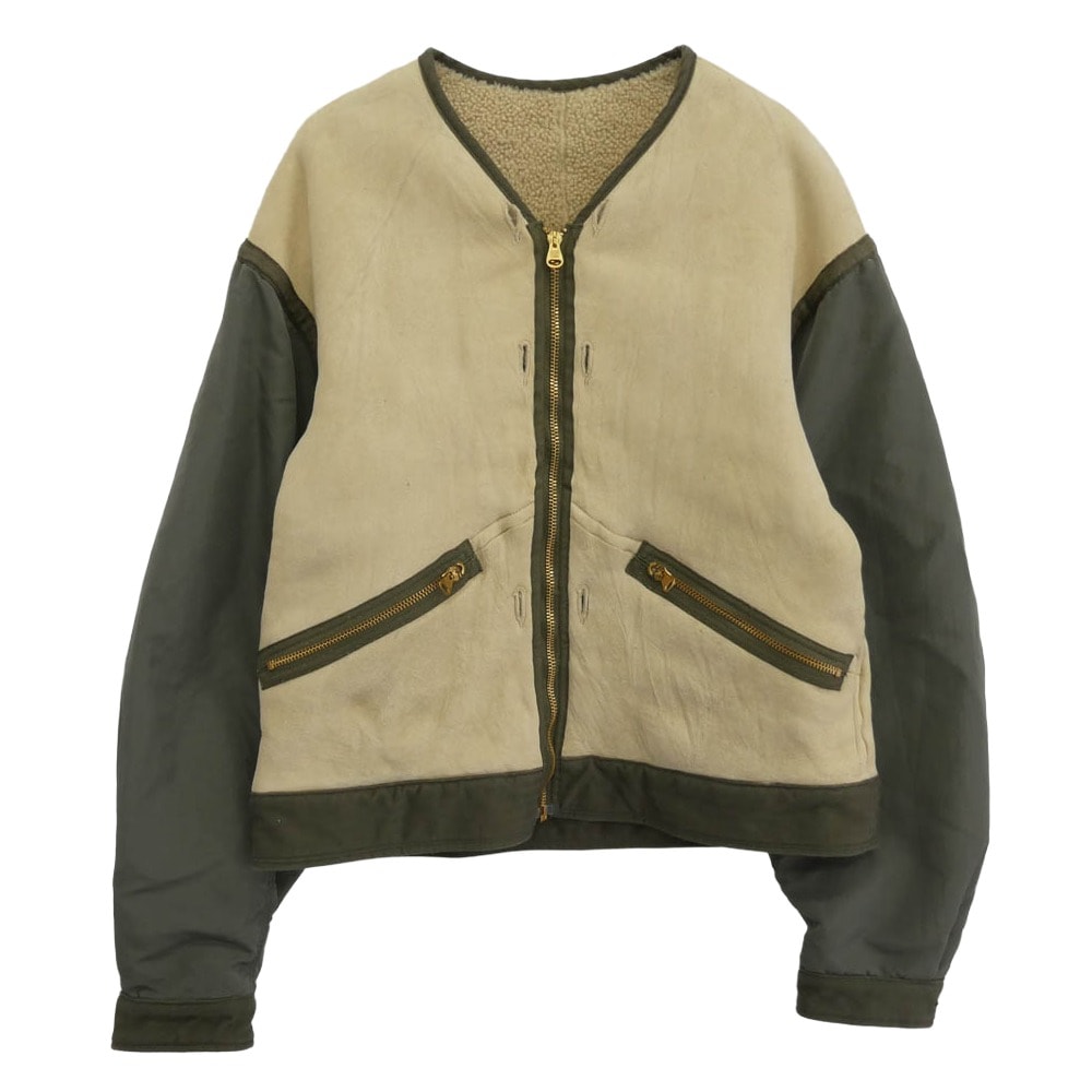 VISVIM ビズビム ジャケット 25SS 0125105013031 IRIS JKT SHEEPSKIN シープスキン リバーシブル アイリス ジャケット ベージュ系 カーキ系 1【中古】