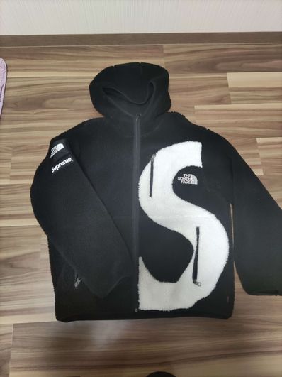Supreme x The North Face S Logo Hooded Fleece Jacket "Black"