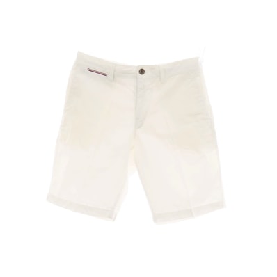 【中古】トミーヒルフィガー TOMMY HILFIGER コットン ショートパンツ ホワイト【サイズ30】【メンズ】