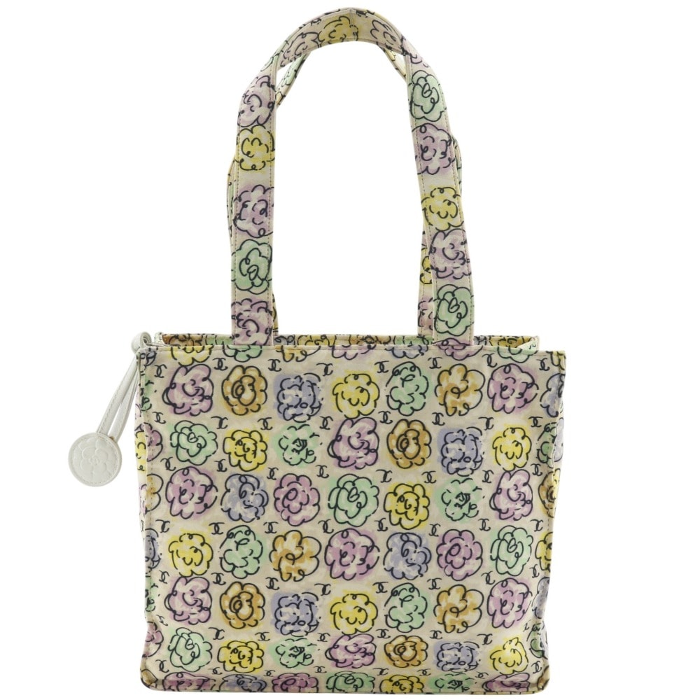 シャネル カメリアプリント ミニハンドバッグ レディーストートバッグ