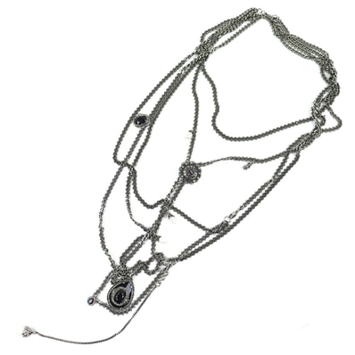 美品 アレキサンダーマックイーン ネックレス シルバー メンズ