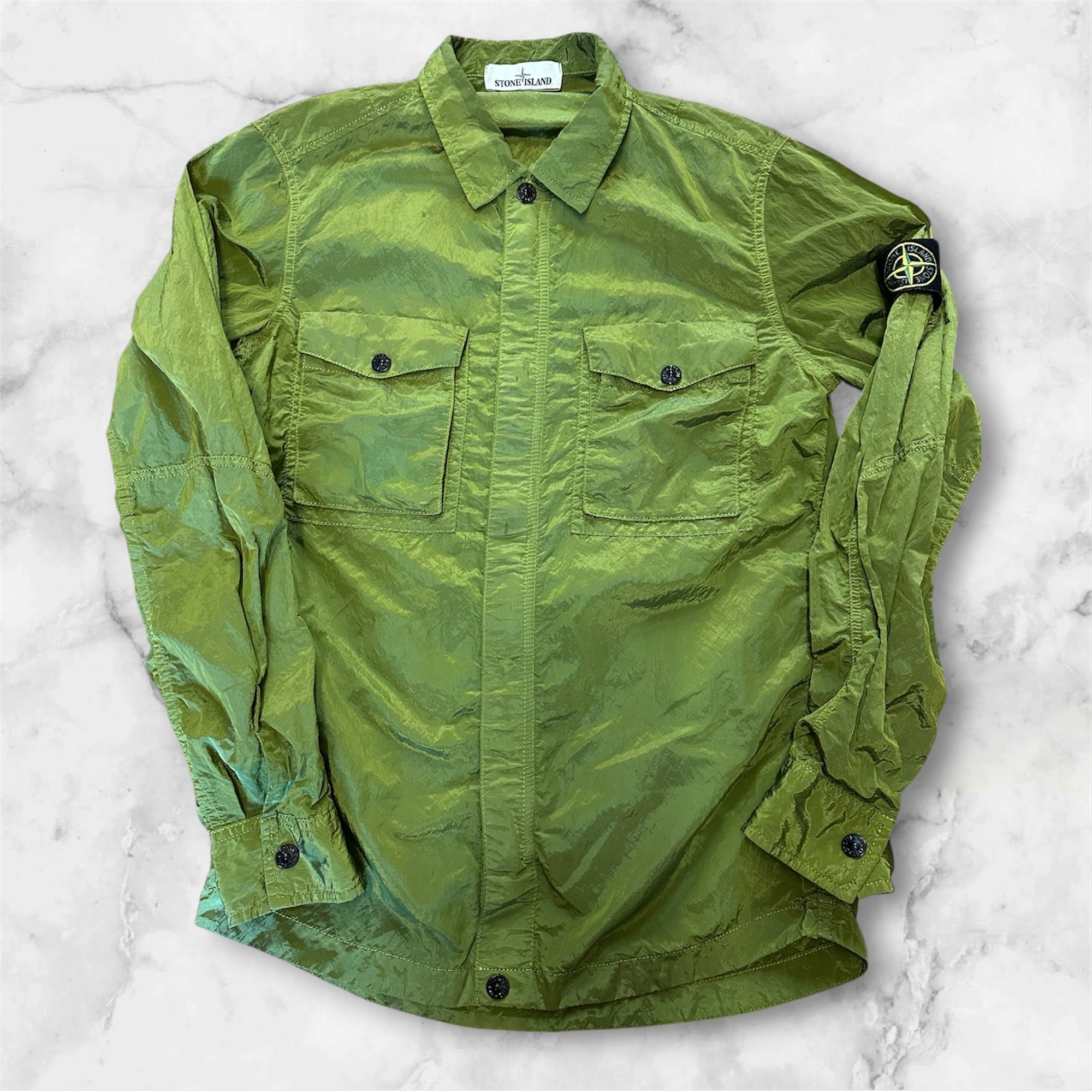 Stone island 15ss nylon metal shirt