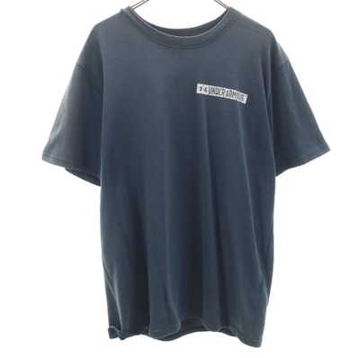 UNDER ARMOUR アンダーアーマー バックロゴ 半袖 Tシャツ XL ブラック系