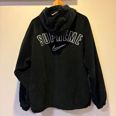 Supreme / Nike Arc Corduroy Hooded Jacket "Black"
