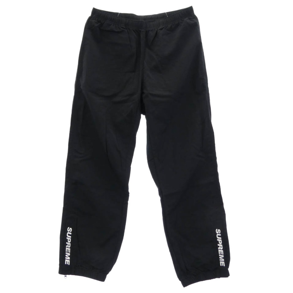 Supreme シュプリーム パンツ Warm Up Pant ウォーム アップ ナイロン パンツ ブラック ブラック系 M【新古品】【未使用】【中古】