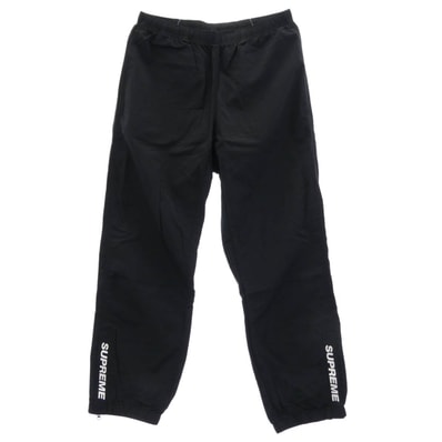 Supreme シュプリーム パンツ Warm Up Pant ウォーム アップ ナイロン パンツ ブラック ブラック系 M【新古品】【未使用】【中古】