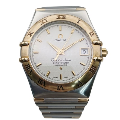 OMEGA オメガ コンステレーション 18K/SS 36mm 自動巻き デイト 腕時計 1302.30 K18イエローゴールド ステンレススチール シルバー ゴールド メンズ【中古】