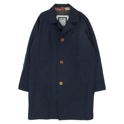 VISVIM ビズビム 14AW 114205013004 2.5L GORE-TEX MIES COAT ゴアテックス ナイロン チェスターコート ネイビー系 3【中古】