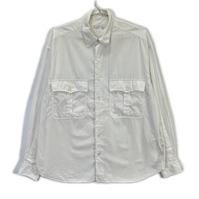 ポータークラシック ホワイト ALUMO 2PKT シャツ S