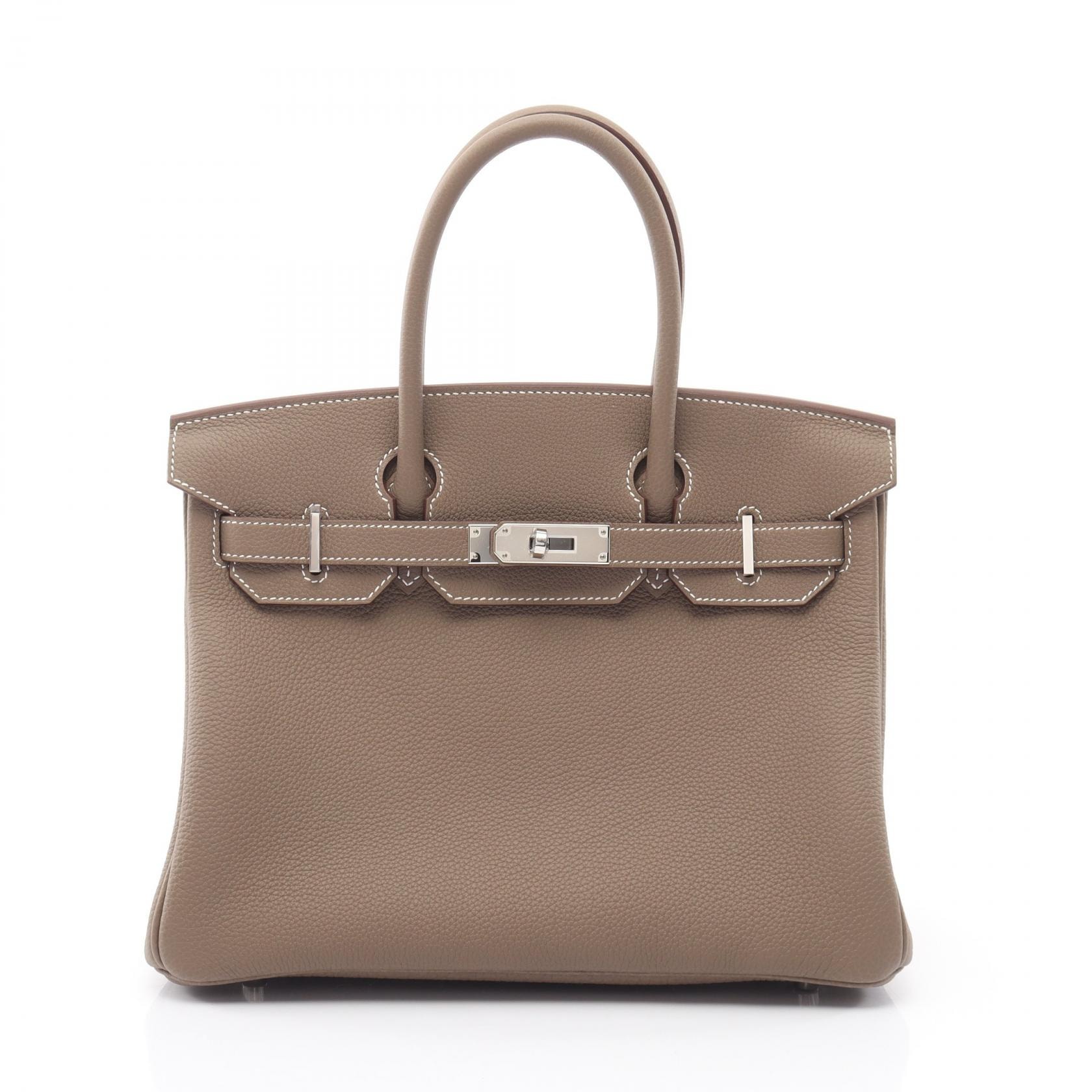 エルメス HERMES バーキン30 エトゥープ ハンドバッグ バッグ トゴ トゴ レディース グレー系 【中古】
