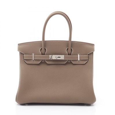 エルメス HERMES バーキン30 エトゥープ ハンドバッグ バッグ トゴ トゴ レディース グレー系 【中古】