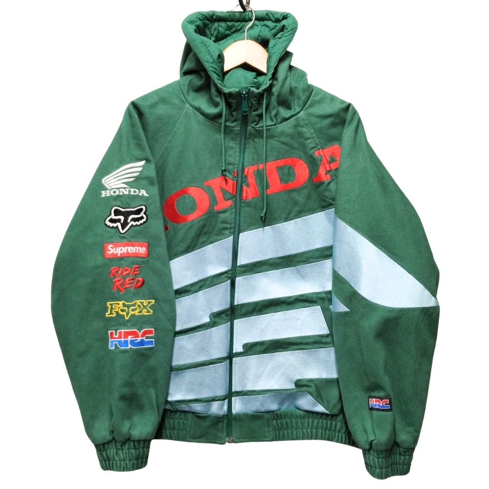 やや傷や汚れあり】SUPREME シュプリーム × Honda Fox Racing Puffy