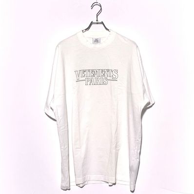VETEMENTS PARIS LOGO TEE ホワイト