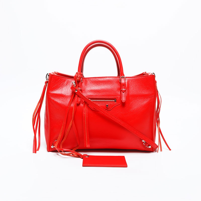 バレンシアガ BALENCIAGA ペーパー 2way ハンドバッグ【中古】