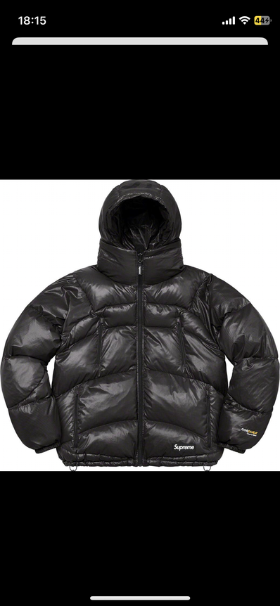 Supreme Reversible Featherweight Down Puffer Jacket "Black"