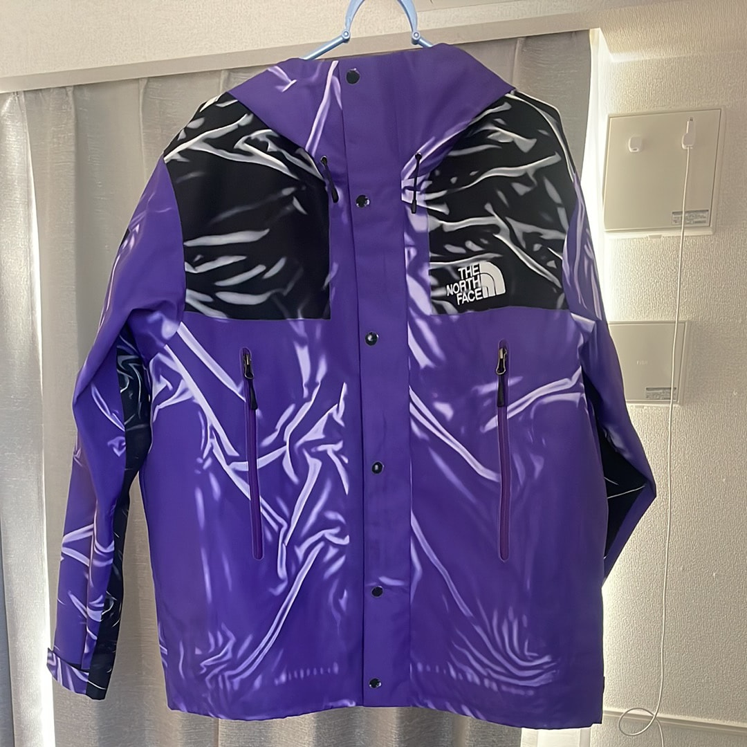 Supreme x The North Face Trompe Loeil Printed Taped Seam Shell Jacket "Purple"