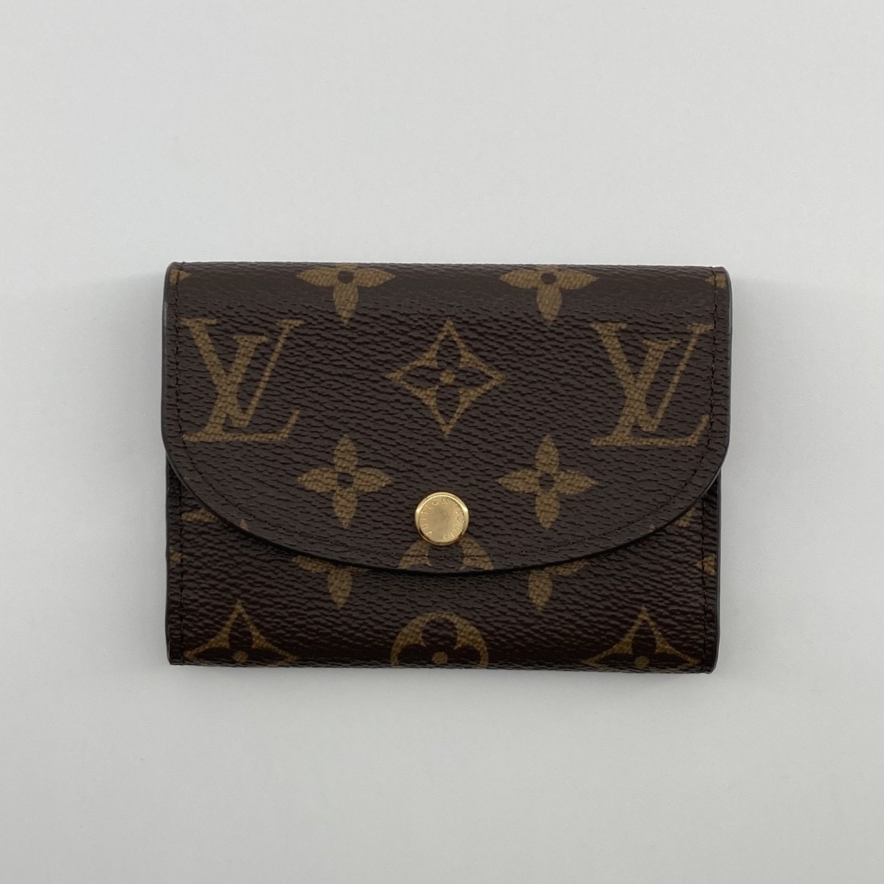 LOUIS VUITTON(ルイ・ヴィトン) ポルトモネ ロザリ フューシャ モノグラムキャンバス M41939 コインケース 66.02g ブラウン