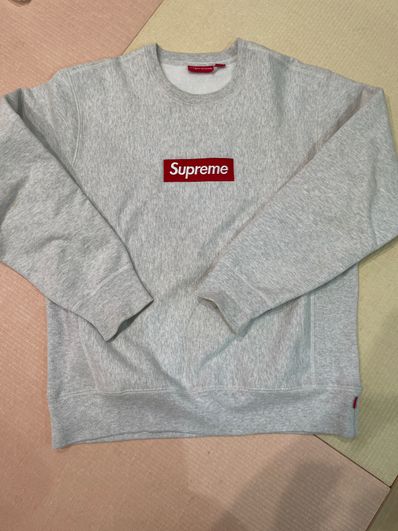 Supreme Box Logo Crewneck Sweatshirt "Ash Grey" (18FW)