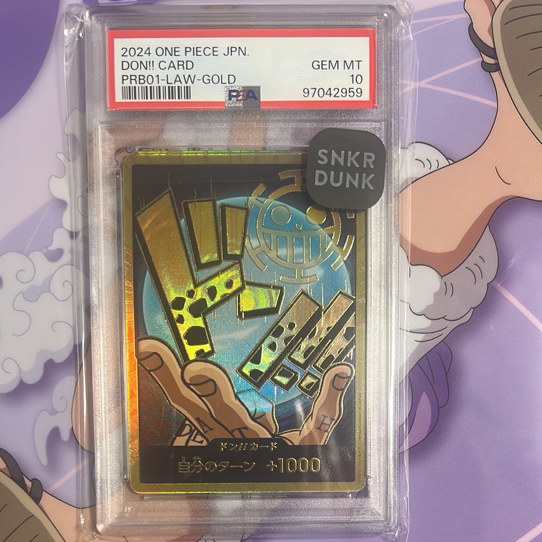 PSA10】ドン!!カード : トラファルガー・ロー スーパーパラレル