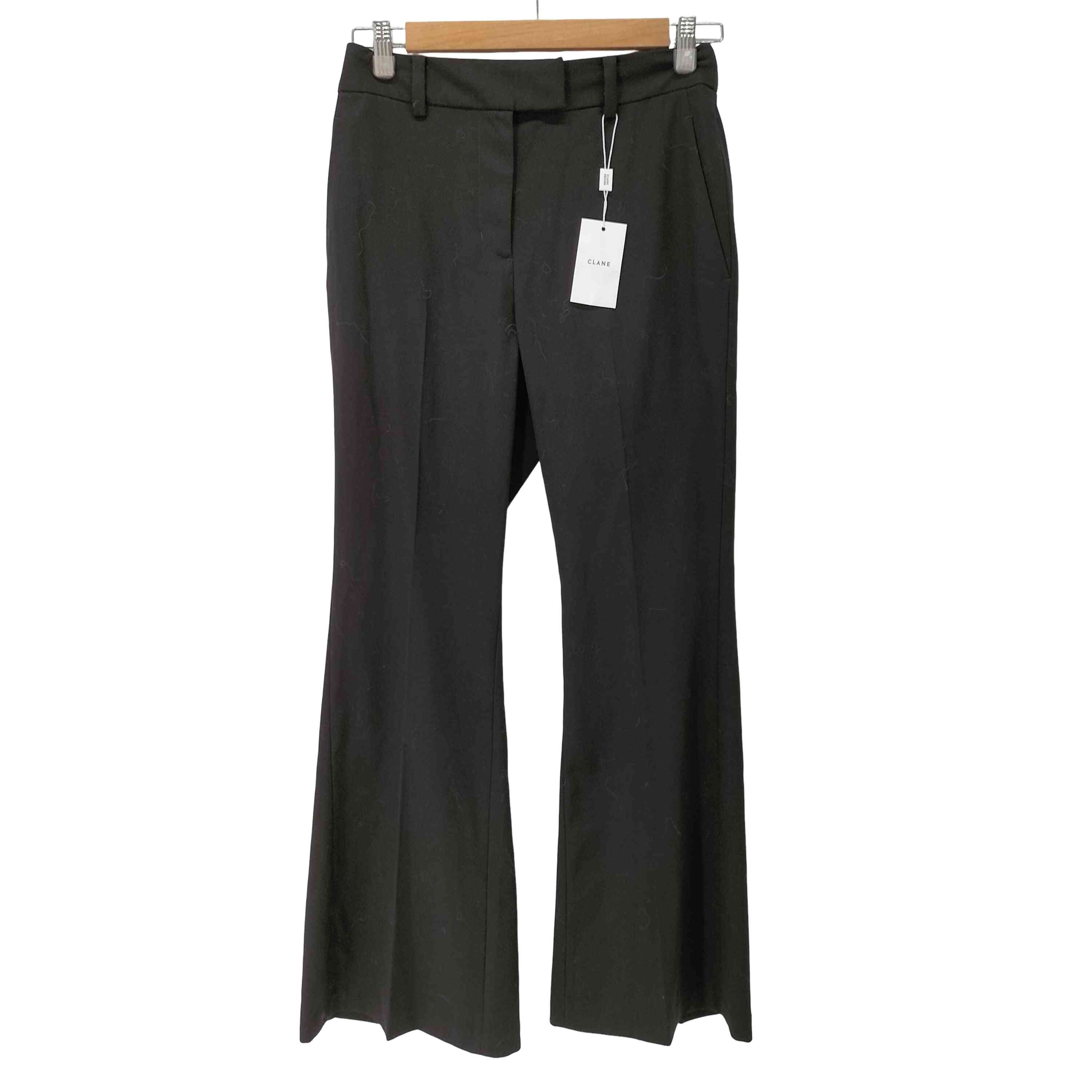 BACK PLEATS FLARE PANTS【1142243833263】