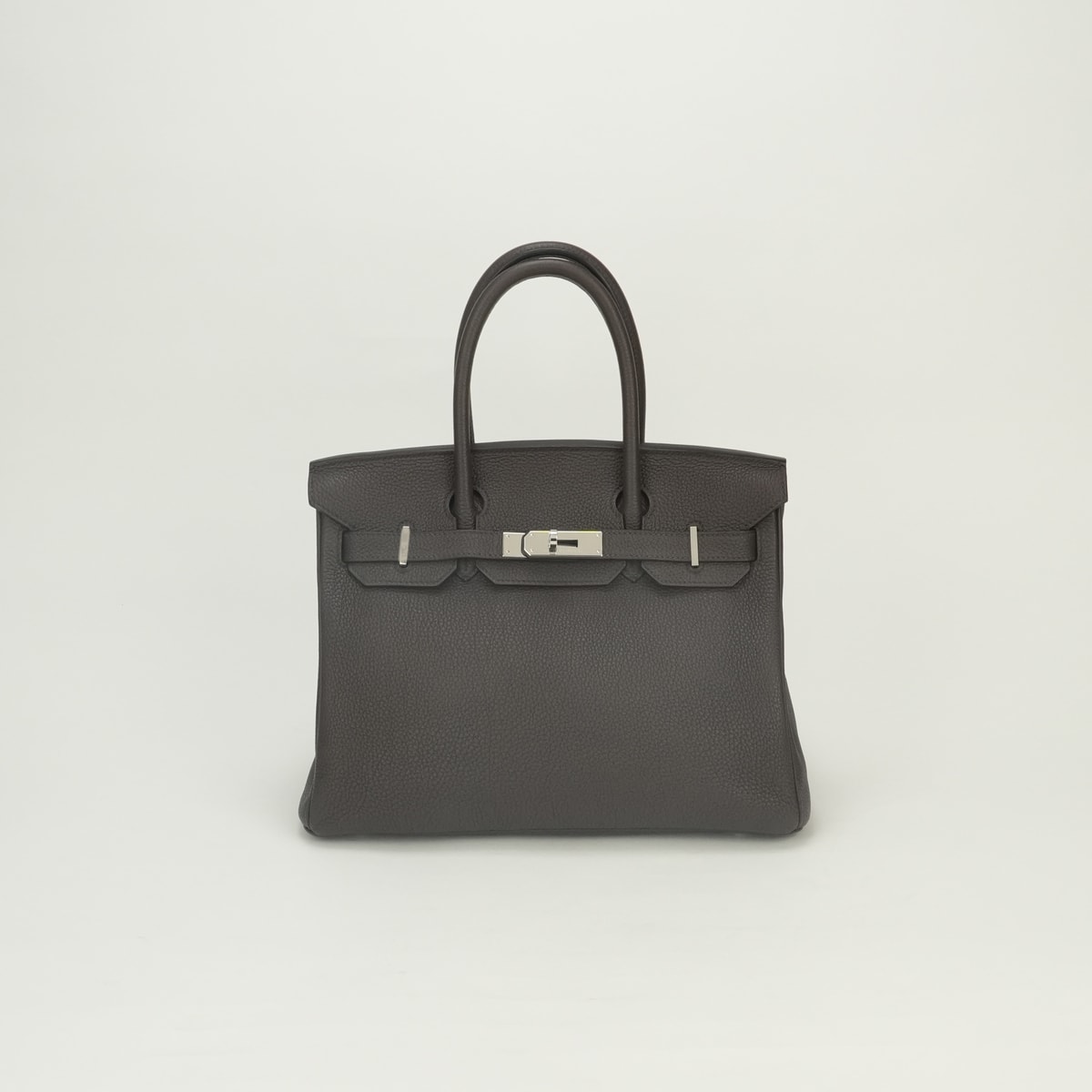 エルメス HERMES バーキン30 ヴェルソ バイカラー バッグ トートバッグ トゴ エベーヌ Ebene トフィ Toffee ブラウン Brown 茶 シルバー金具 ハンドバッグ