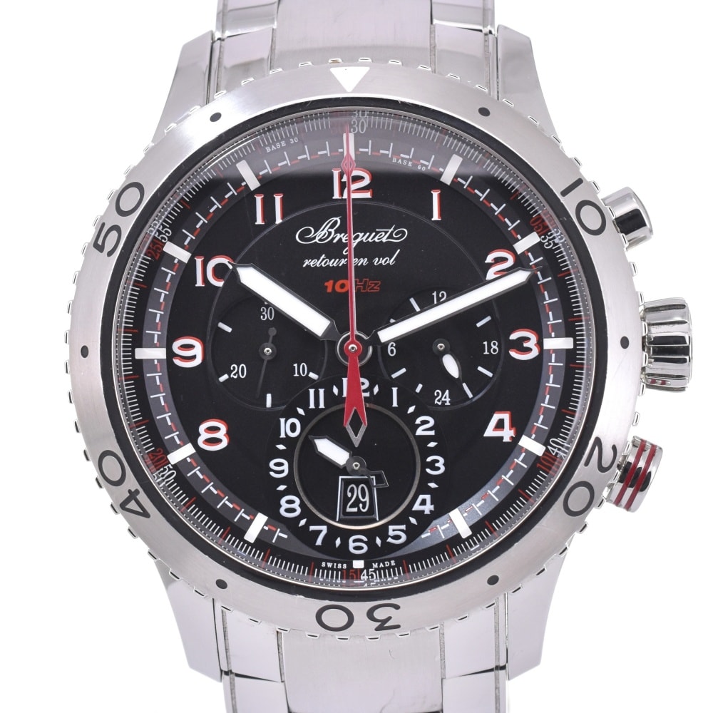 値下 ブレゲ Breguet 3880ST/H2/SX0 タイプXXII 自動巻き メンズ 箱・保証書付き N#143197