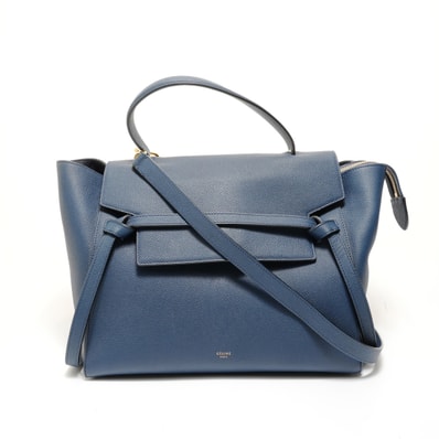 セリーヌ CELINE ベルトバッグ レザー 2WAY ハンドバッグ【中古】