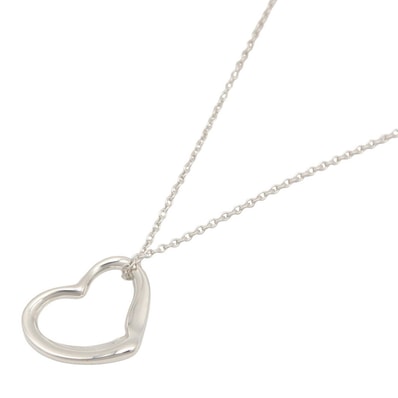 ティファニー TIFFANY&CO オープンハート ネックレス ネックレス ジュエリー シルバー925 レディース シルバー系 【中古】