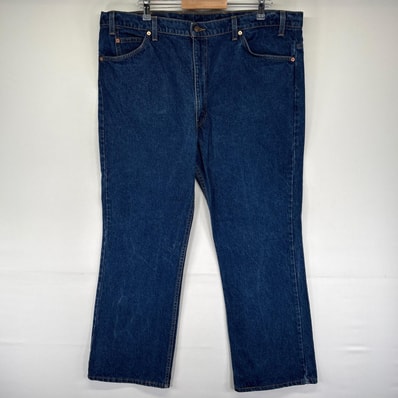 古着 90's/90年代 リーバイス Levi's USA製 デニム パンツ 517 ブーツカット オレンジタブ ジッパーフライ W44 L30 ブルー系 メンズ