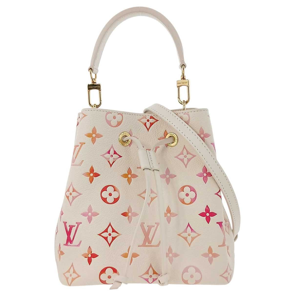 LOUIS VUITTON ルイ・ヴィトン ネオノエ BB ハンドバッグ M24649 モノグラムアンプラント ホワイト  レディース【中古】