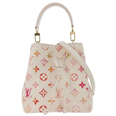 LOUIS VUITTON ルイ・ヴィトン ネオノエ BB ハンドバッグ M24649 モノグラムアンプラント ホワイト レディース【中古】