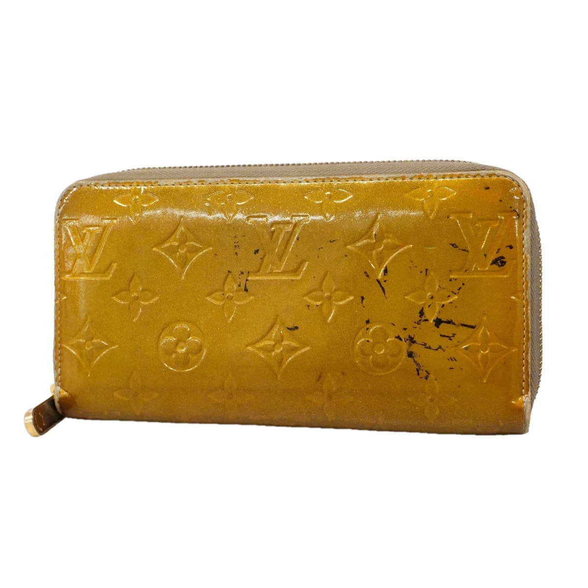 ★SALE【6fd4663】ルイヴィトン 長財布 ヴェルニ ジッピーウォレット M91529 グリアールデコ【中古】レディース