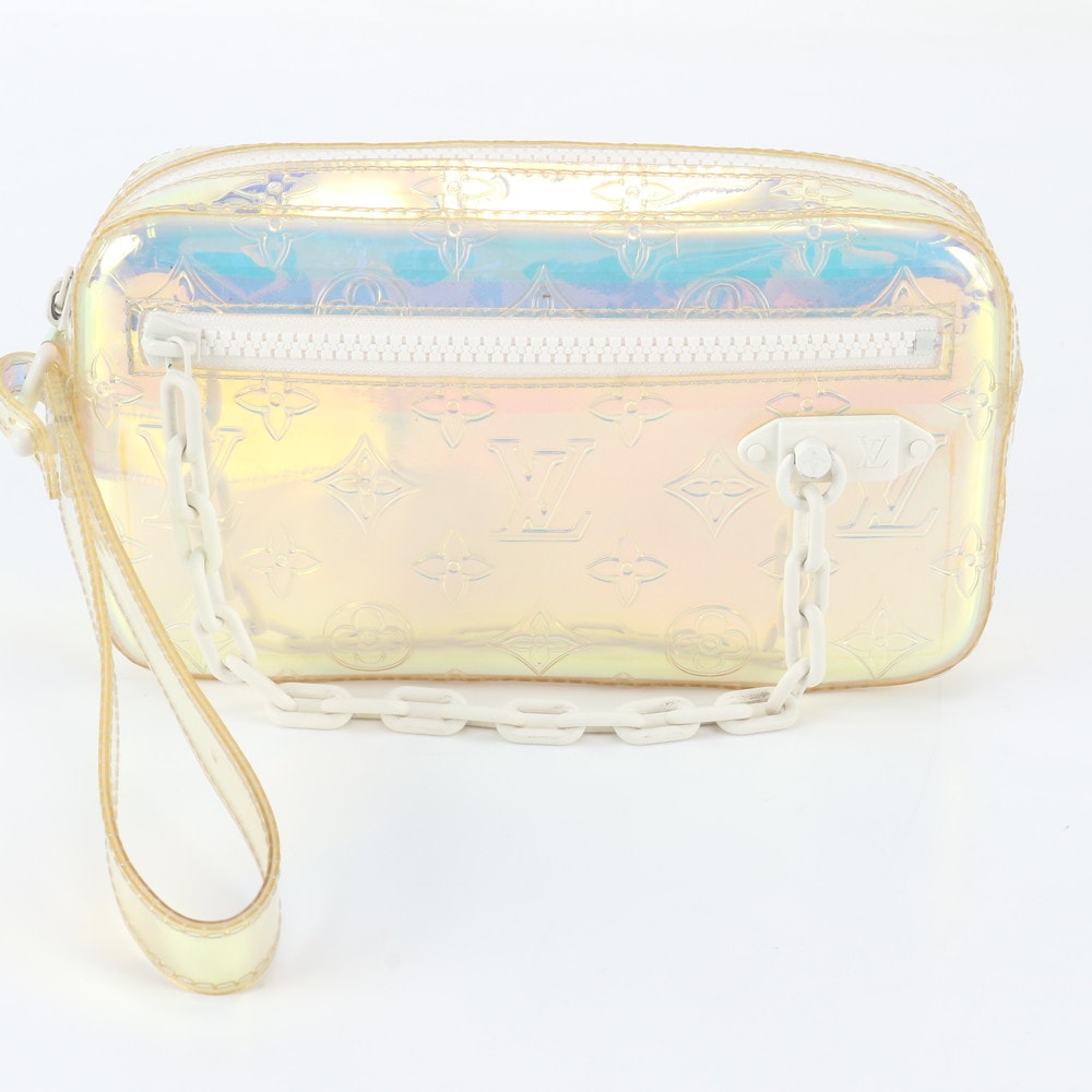 ■美品 ルイヴィトン モノグラムプリズム ポシェット ヴォルガ M55261