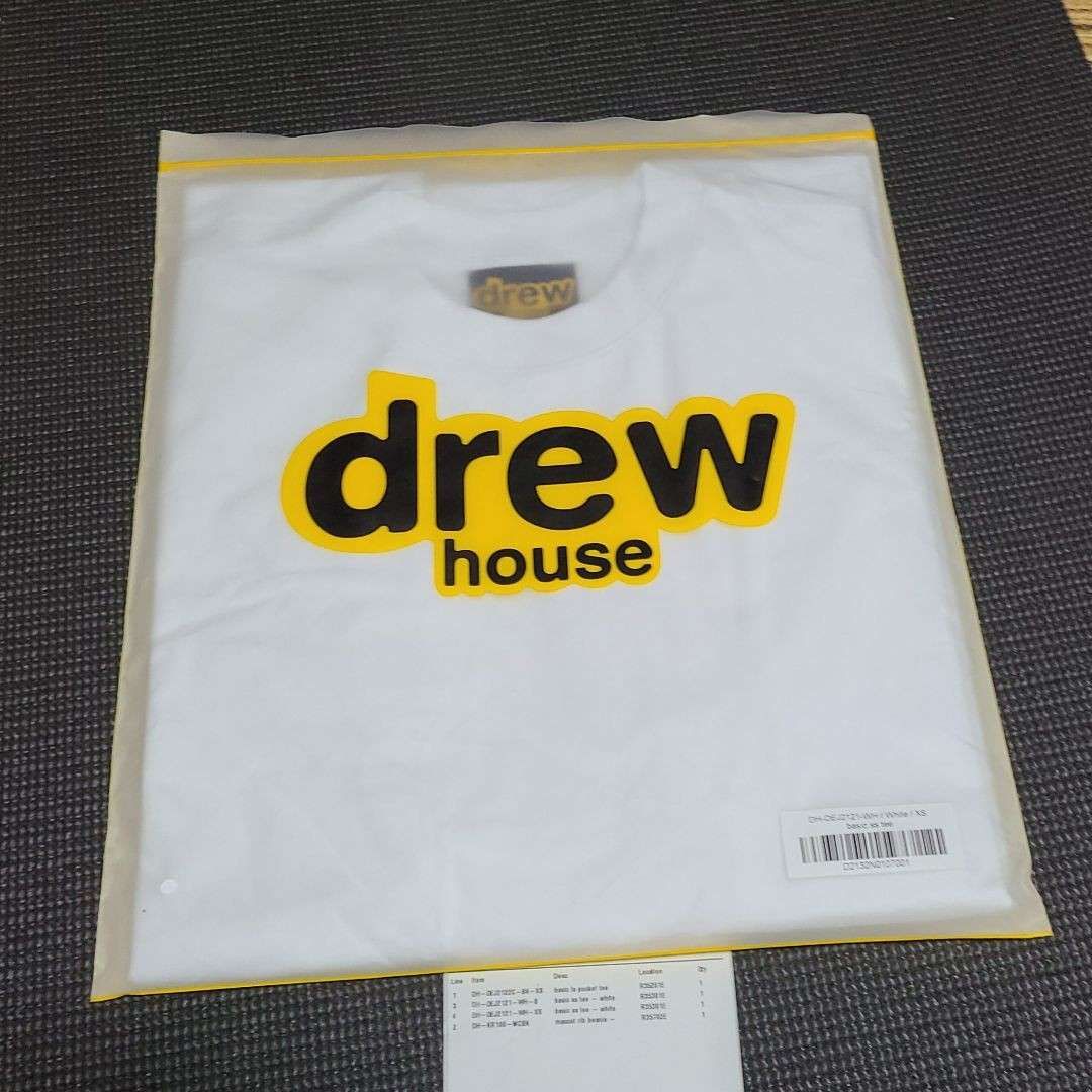 drew house basic ss teewhite