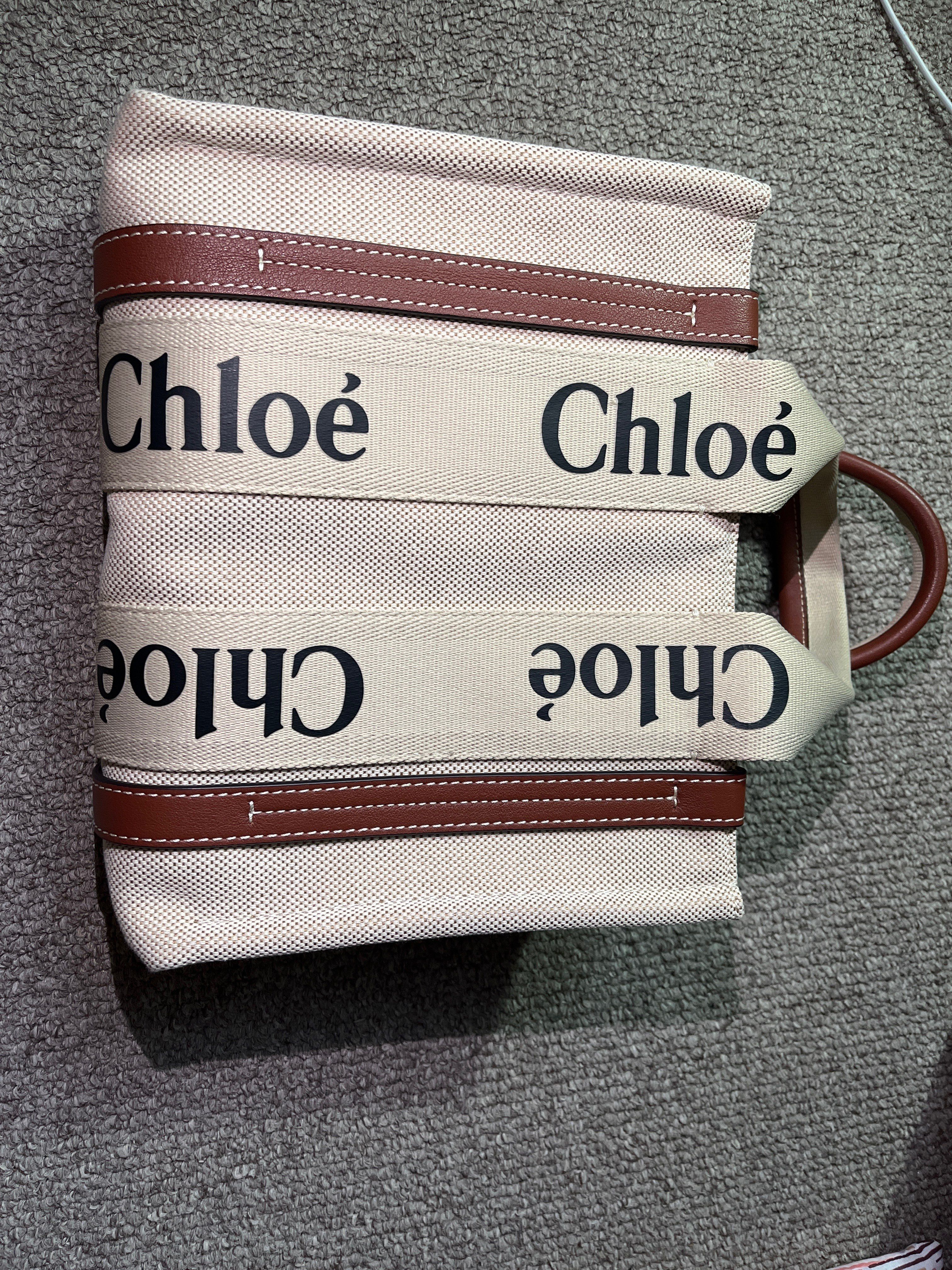 Chloe Cotton Canvas bag "Brown"