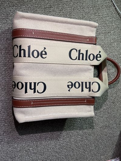 Chloe Cotton Canvas bag "Brown"