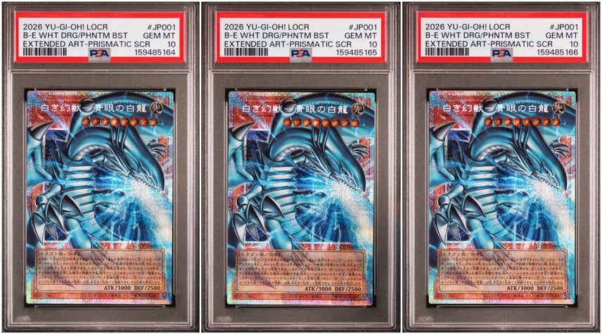 PSA10】白き幻獣-青眼の白龍 PSE :オーバーフレーム [LOCR-JP001 PSA10】白き幻獣-青眼の白龍 PSE :オーバーフレーム [LOCR-JP001