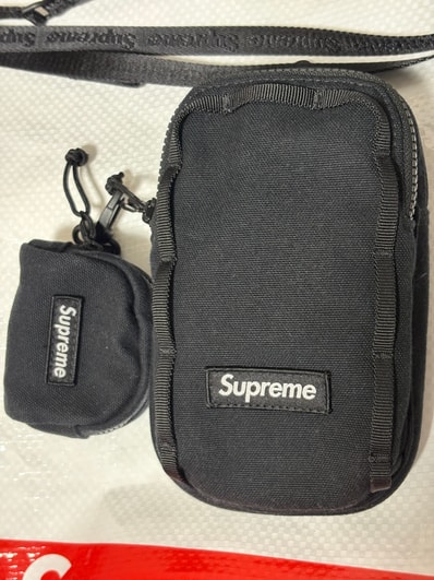 Supreme 25SS Camera Bag + Mini Pouch "Black"