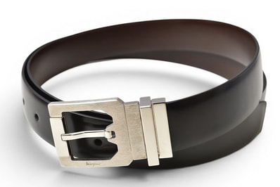 サルヴァトーレフェラガモ ベルト レザー Salvatore Ferragamo リバーシブル フリーサイズ ブラック/ブラウン 22-4068【中古】
