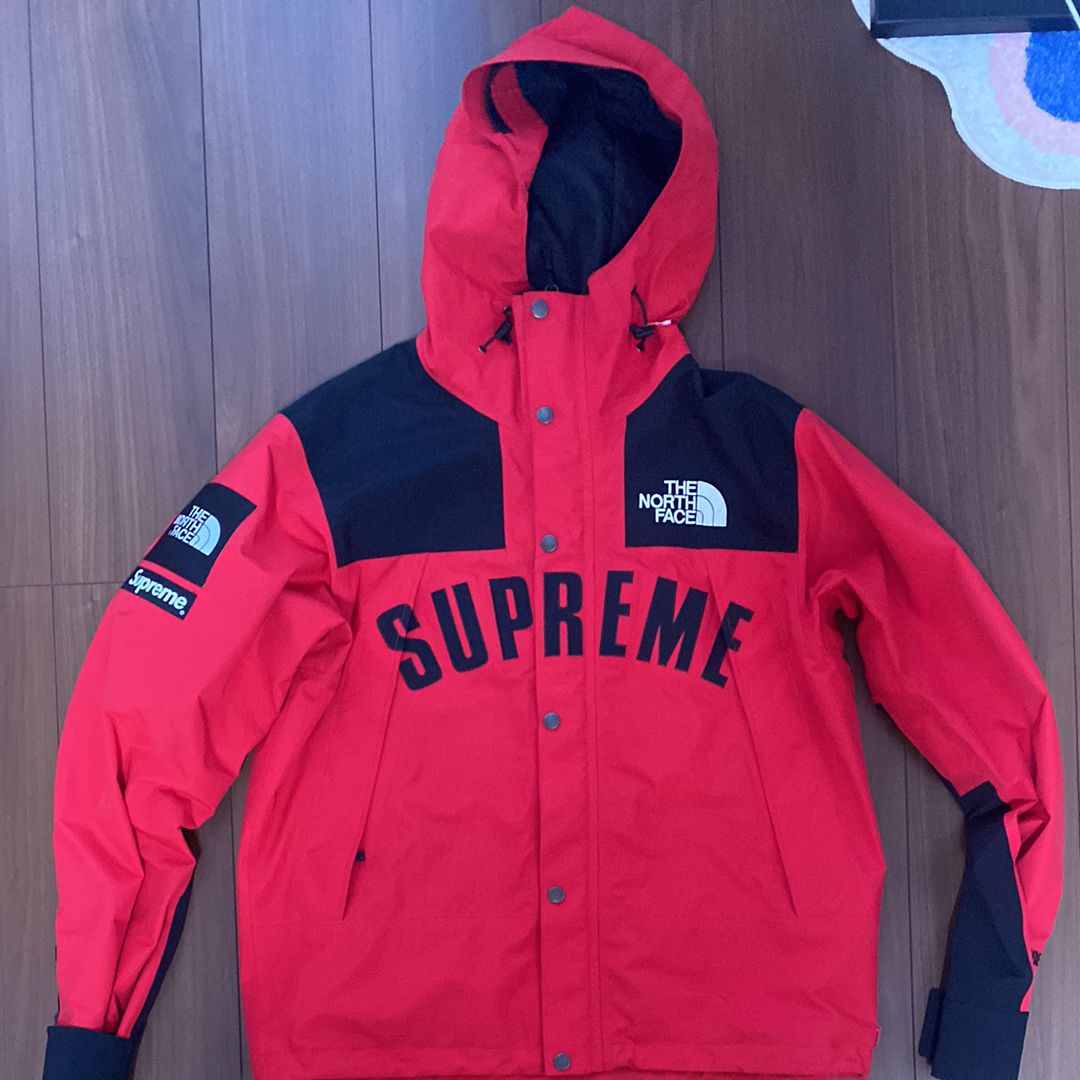 Supreme x The North Face Arc Logo Mountain Parka "Red"