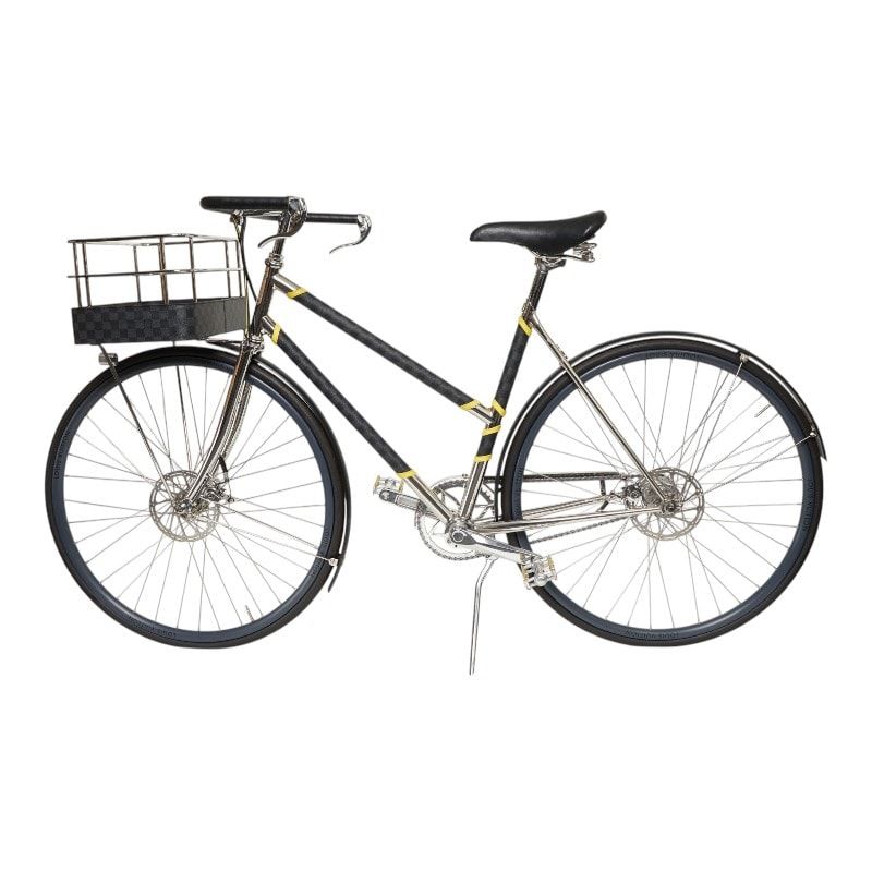 ルイ ヴィトン ダミエ グラフィット Bike MM STEP-THROUGH 自転車 バイク ブラック PVC レザー メンズ LOUIS VUITTON 【中古】