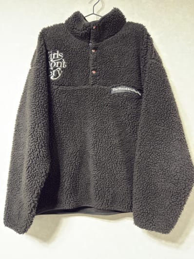 HUMAN MADE Girls Don ’t Cry fleece jacket "Black" / VERDY