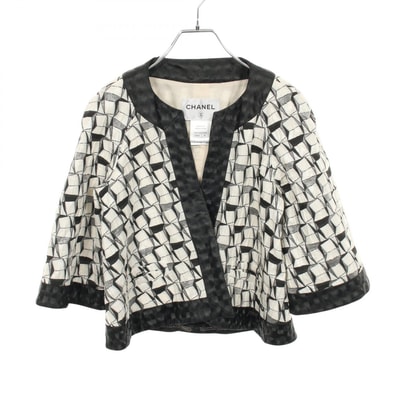 シャネル CHANEL 衣料品 アウター ナイロン コットン レディース ホワイト系 / ブラック系 P50759W05606 【中古】