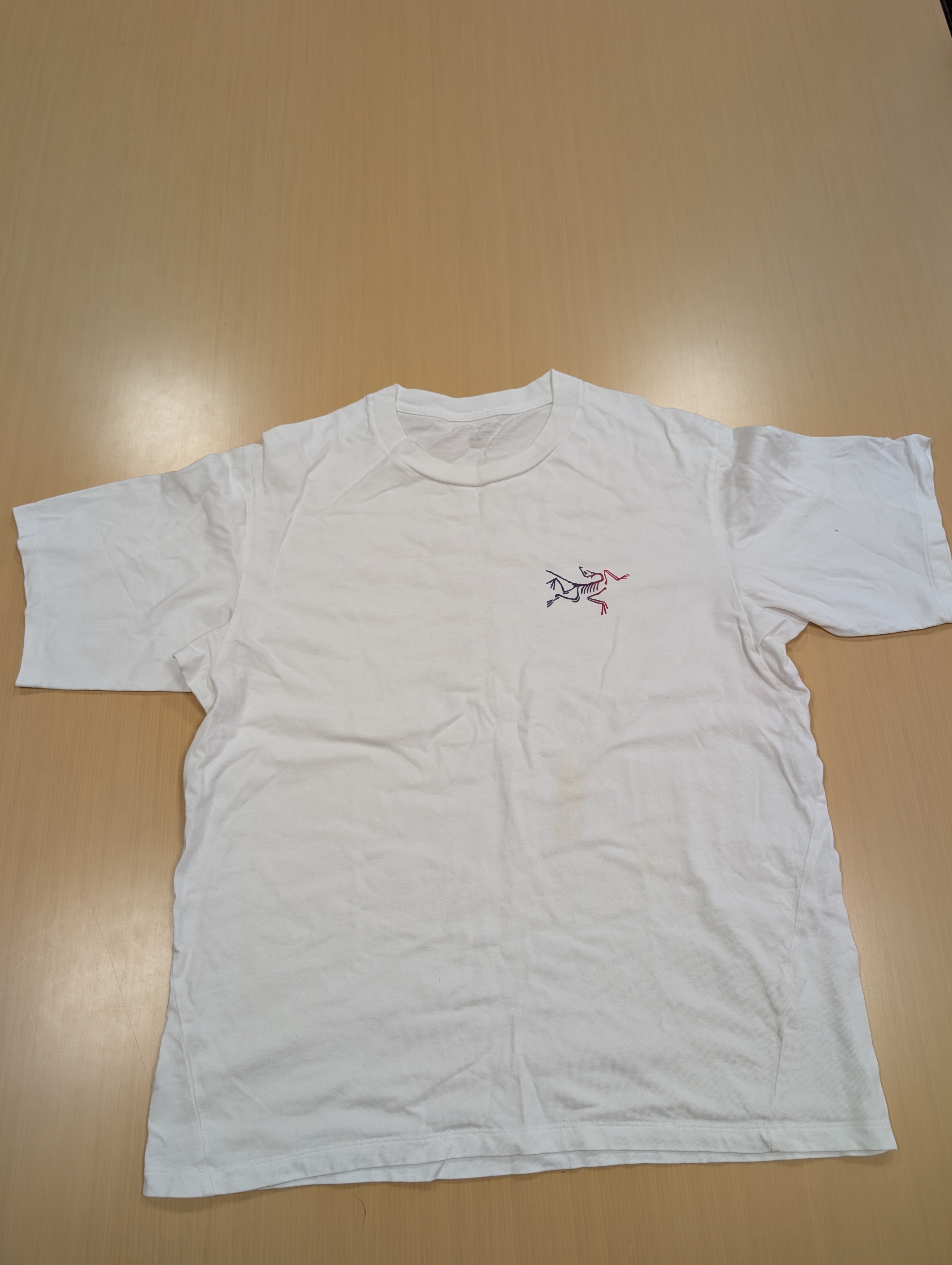 ARC'TERYX Kragg Cotton Logo SS M "White Light/Multi"