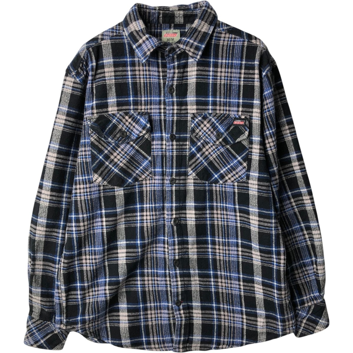 古着 ディッキーズ Dickies 長袖 フランネルチェックシャツ メンズM相当/eaa637670