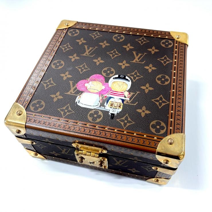 ルイ・ヴィトン モノグラムキャンバス M10171 コフレ・ジュワイアリー ヴィヴィエンヌ トランク LOUIS VUITTON 村上隆 正規品【鑑定済み】